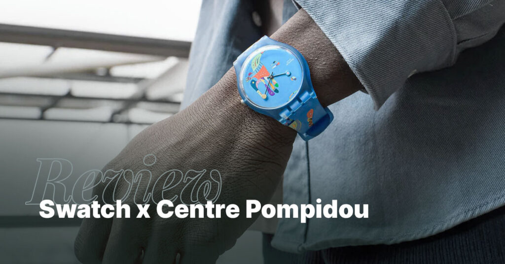 Swatch x Centre Pompidou Blue Watch