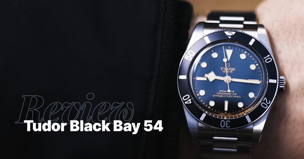 stainless steel tudor black bay 54 watch review