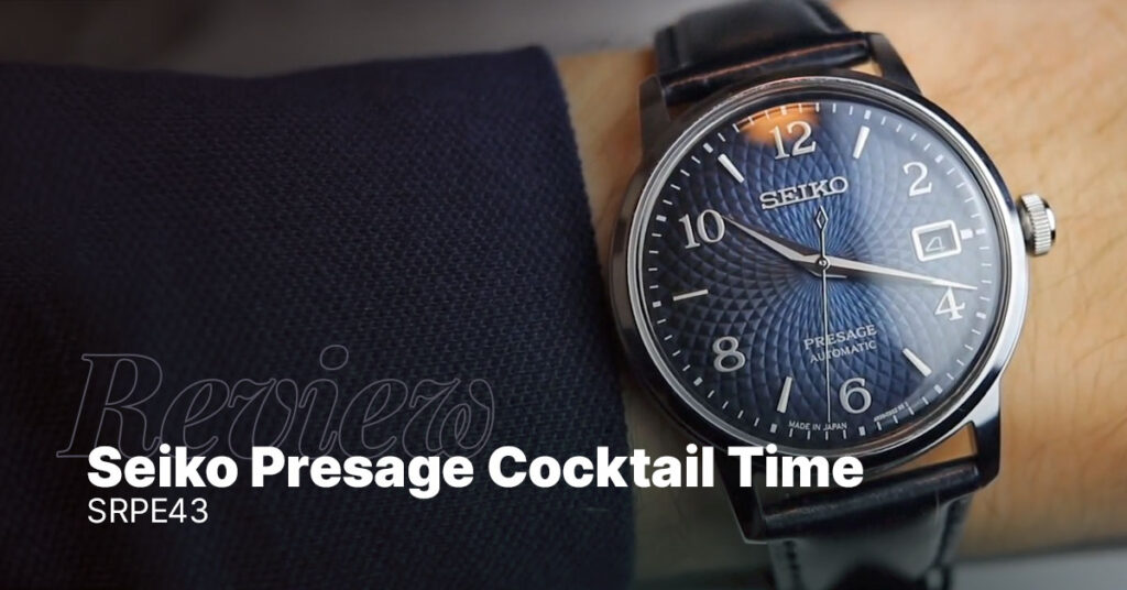 seiko presage srpe43 cocktail time review