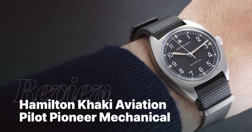 hamilton pilot pioneer mechanical khaki aviation