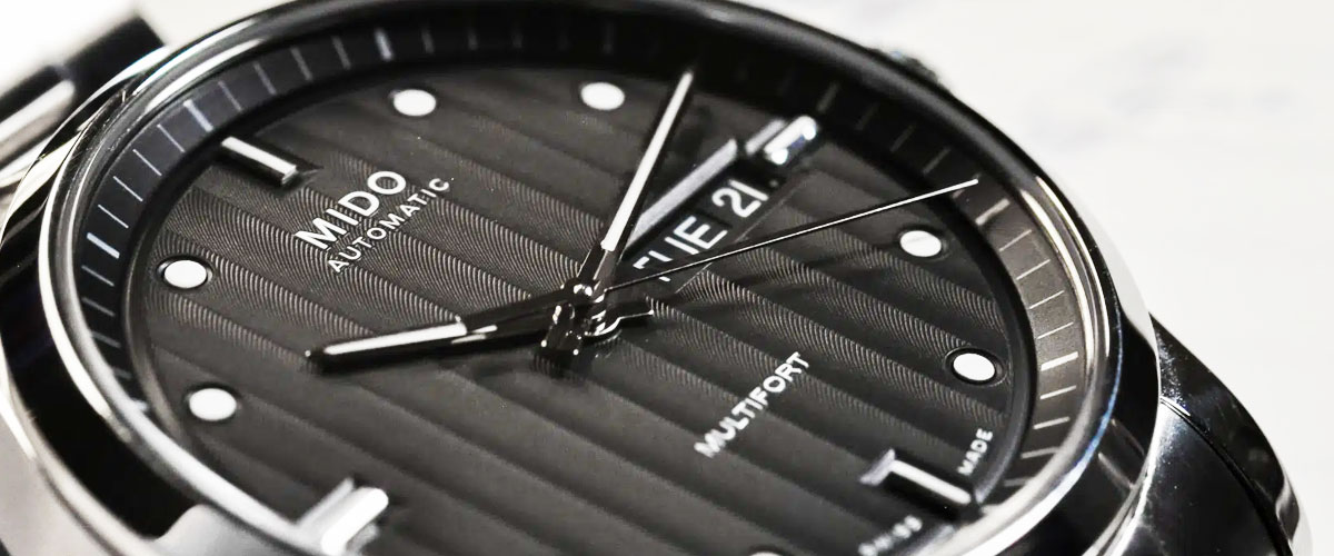 mido multifort gent black dial